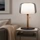 Настільна лампа IKEA EVEDAL мармур/сіра (104.057.31) - зображення 2