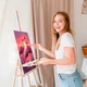Картина по номерам «Фламинго на закате солнца» - изображение 5