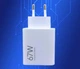 Зарядное устройство Блок питания для быстрой зарядки телефона Mi-MDY-12 USB GaN 67W Быстрая зарядка Блок зарядки для Samsung, iPhone, Xiaomi, Redmi, Huawei, Realme White - изображение 4