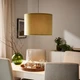 Абажур IKEA MOLNSKIKT 42см темно-жовтий оксамит (305.145.12) - изображение 3