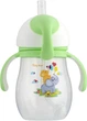 Поїльник Baby Team з силіконовою трубочкою та ручками 320 мл (5009) - зображення 5