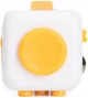 Игрушка антистресс Fidget Cube фиджет с кнопками попит / Pop it в форме Куба, бело-желтый (86915601) - изображение 6