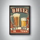 Набір вінтажних пивних постерів / 10 шт / пивний плакат / beer vintage poster set 2 - изображение 7