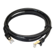 Патч-корд L&W ELECTRONICAL 2м, S/FTP, cat.6A, RJ45, медь, черный, PC005-C6A-200BK - изображение 1