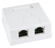 Розетка зовнішня Hypernet 2хRJ45, cat.5e, FTP, MB-STP2 - зображення 1