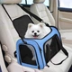 Сумка переноска CosmoPet для кошек и собак 31x45x30 см Jeans Blue - изображение 2