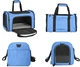 Сумка переноска CosmoPet для кошек и собак 31x45x30 см Jeans Blue - изображение 4