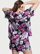 Піжама Victoria’s Secret Black Floral Satin Short PJ розмір XS - зображення 3