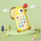 Детская развивающая игрушка Жираф музыкальный мобильный телефон с мелодиями и подсветкой, цв. желтый "G" (86947368) - изображение 5