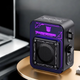 Портативна Bluetooth колонка Transformers TF-Y02 Megatron з басами, RGB-підсвічуванням, 1800 mAh, чорна - зображення 2