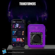 Портативна Bluetooth колонка Transformers TF-Y02 Megatron з басами, RGB-підсвічуванням, 1800 mAh, чорна - зображення 6