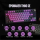 Геймерська безпровідна механічна клавіатура EPOMAKER TH80 SE з Hot-Swap - зображення 7