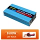 Інвертор 12В 220В Tataliken 1600W з розеткою, чистий синус, 220V 50Hz - зображення 2