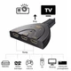 Активний розгалужувач HDMI на 3 HDMI порти з підтримкою 3D, 4K, 2K, 1080P для DVD, HDTV, Xbox, PS3, PS4, чорний (86947391) - зображення 7