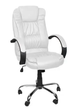 Компьютерное офисное кресло с эко кожи Malatec 8984 белое - изображение 1