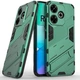 Защитный чехол с подставкой Deexe Bibercas для Xiaomi Redmi 13 - Green - изображение 1
