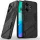 Защитный чехол с подставкой Deexe Bibercas для Xiaomi Redmi 13 - Black - изображение 1