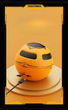 Портативна Bluetooth смарт колонка Transformers TF-Y17 BumbleBee, 1200 mAh, жовта - зображення 3