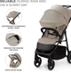 Прогулочная коляска Kinderkraft Trig 3 Stone Beige (KSTRIG03BEG0000) (5902533924851) - изображение 5