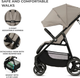 Прогулочная коляска Kinderkraft Trig 3 Stone Beige (KSTRIG03BEG0000) (5902533924851) - изображение 6