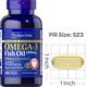 Омега 3 Puritan's Pride Omega-3 Fish Oil 1200 mg double strength 180 капс - изображение 2