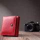 Удобный кошелек для женщин из натуральной кожи ST Leather 22710 красный - изображение 9