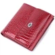 Фактурный женский кошелек из натуральной кожи ST Leather 22705 красный - изображение 1