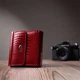 Фактурный женский кошелек из натуральной кожи ST Leather 22705 красный - изображение 9