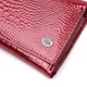 Кошелек женский три сложения из лакированной фактурной натуральной кожи ST Leather 22708 красный - изображение 5