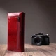 Лакированный женский кошелек с фактурой под рептилию из натуральной кожи ST Leather 22717 красный - изображение 10