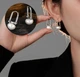 Серьги серебро современный дизайн стильные silver italy 1152 - изображение 2