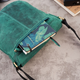 Torebka crossbody	damska ze skóry naturalnej Paolo Peruzzi T-61-GR Zielona (5905567203237) - obraz 4