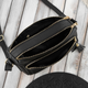 Torebka crossbody	damska ze skóry naturalnej Paolo Peruzzi Z-55-BLZ Czarna (5905567207044) - obraz 3