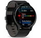 Смарт-часы Garmin Venu 3, Slate Stainless Steel Bezel with Black Case and Leather Band (010-02784-52) - изображение 3