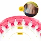 Обруч (хулахуп) массажный 4FIZJO с отягощением Pink (P-5907739316820) - изображение 9