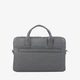 Сумка для ноутбука шкіряна на блискавці InBag Briefcase m03515 Темно-сірий - зображення 3