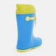 Детские резиновые сапоги для мальчика Coqui Rainy Collar 8509-100-4713 33 Сине-желтые (8595662035153) - изображение 4