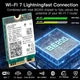 Сетевая карта PCIe Wi-Fi 7 BE200 Tri Band 2.4Ghz/5Ghz/6Ghz BT5.4 WPA4 5.8Гбит (320Mhz) 2x5дБ - изображение 4