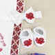 Крестильный набор для девочки Family Tradition с вышивкой махра интерлок белый Два цвета - изображение 5