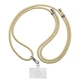Универсальный ремешок-шнурок для смартфона, Rope, Titanium Sand, нейлоновый, прочный, регулируемый по длине, с держателем для чехлов с вырезом для зарядки, кросбоди, подходит для ношения на шее и через плечо, ArmorStandart (ARM76101) - изображение 2