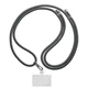 Универсальный ремешок-шнурок для смартфона, Rope, Titanium Grey, нейлоновый, прочный, регулируемый по длине, с держателем для чехлов с вырезом для зарядки, кросбоди, подходит для ношения на шее и через плечо, ArmorStandart (ARM76099) - изображение 2