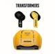 Беспроводные вакуумные Bluetooth-наушники "Transformers" с микрофоном и шумоподавлением, желтый "S" (87019366) - изображение 1