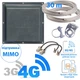 Комплект 3G/4G интернет антенна mimo + кабель 30м + переходники 2xCRC9/F - изображение 1