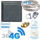 Комплект 3G/4G интернет антенна mimo + кабель 10м + переходники 2xSMA/F - изображение 1