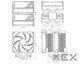 Кулер процессорный ID-Cooling Frozn A620 Black, Intel: 1700/1200/1151/1150/1155/1156, AMD: AM5/AM4, - изображение 7