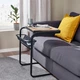 Журнальний столик IKEA OLSEROD 53х50 см антрацит/темно-сірий (405.309.17) - зображення 2