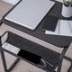 Журнальний столик IKEA OLSEROD 53х50 см антрацит/темно-сірий (405.309.17) - зображення 6