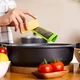 Терка кухонная ручная двусторонняя для сыра шоколада и цедры лимона из нержавеющей стали 28.5 см - изображение 1