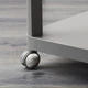 Журнальний столик на колесах IKEA TINGBY 50х50 см сірий (003.494.44) - изображение 5