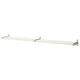 Настінна полиця IKEA BERGSHULT / GRANHULT 160х20 см біла (292.909.33) - зображення 1